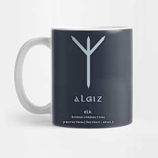 Algiz - Elk Rune, Divine Connection Mug